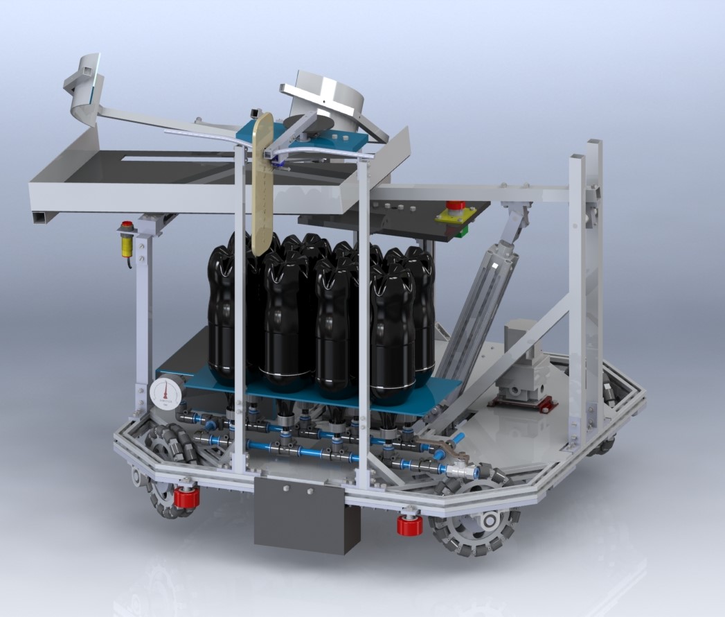 Holonomic drive robot全向轮机器人车式